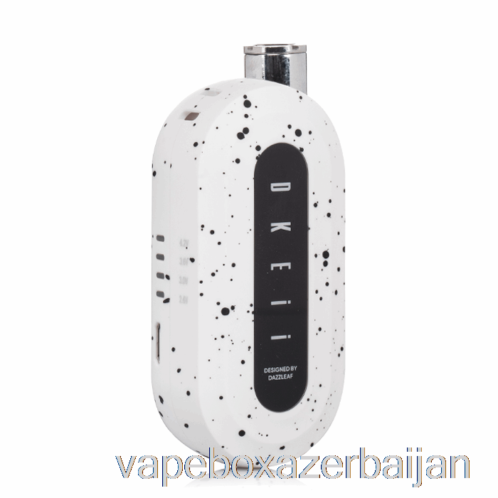 Vape Baku DAZZLEAF DKEii 510 Battery White Black Splatter